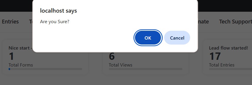 are you sure vpsuform