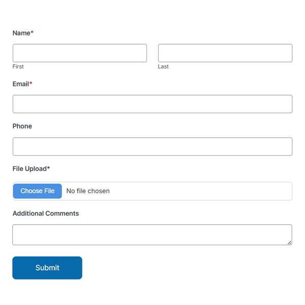 File Upload Form